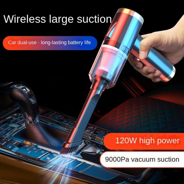 Car Vacuum Cleaner, Wireless High Power Mini Folding Strong Suction Handheld Small Vacuum Cleane