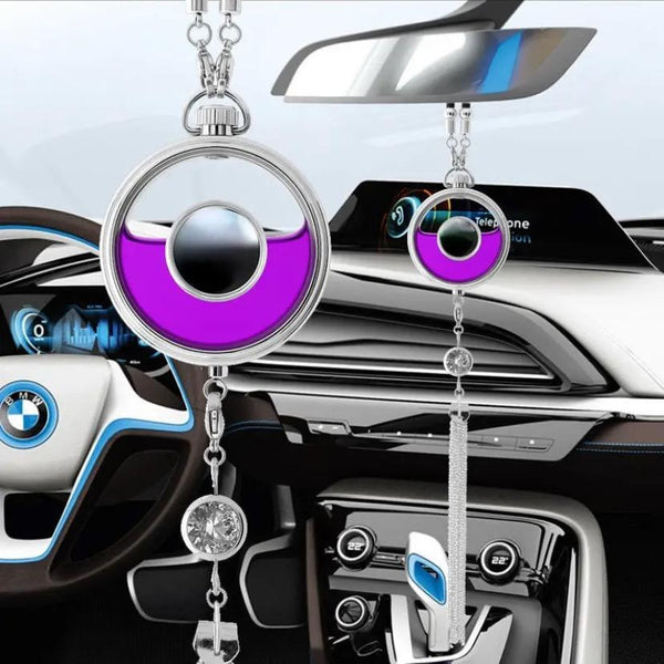 Car Logo Pendant Perfume Air fresher Holder Mirror Hanging Pendant With Giftbox
