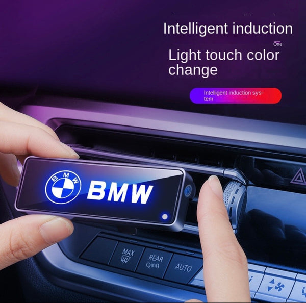 Car logo air outlet aromatherapy, car atmosphere lights
